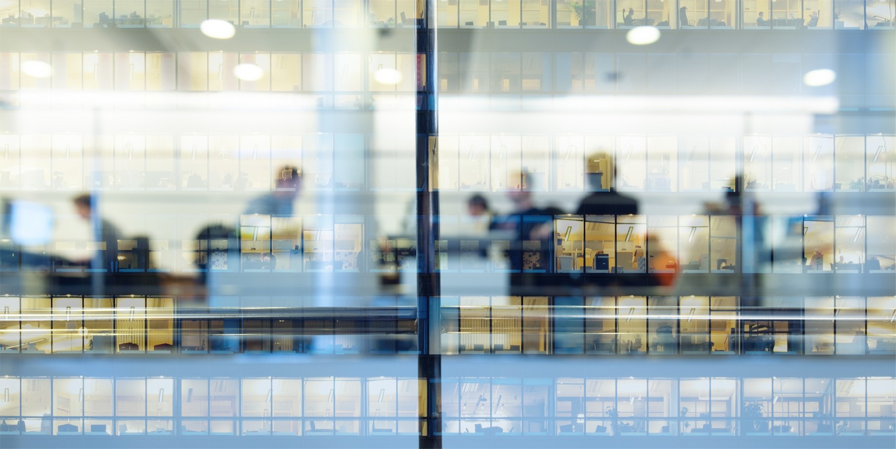 imagen distorsionada de personas